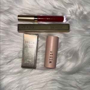 Stila Stay All Day Liquid Lipstick - Fiery and Stila Blur Stick